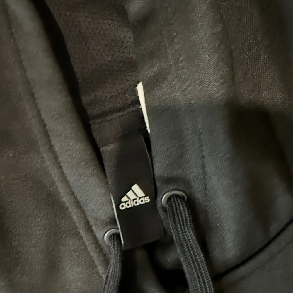 Adidas Black and Gray Hoodie - Picture 2 of 3